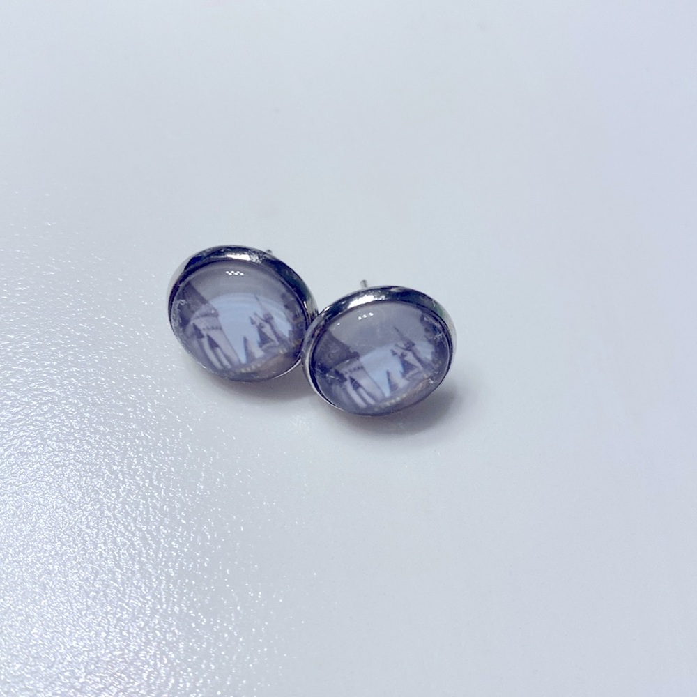 Quidditch Button Earrings